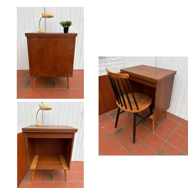 Meuble d’appoint/petit bureau scandinave vintage, Maison & Meubles, Bureaux, Utilisé, Bureau, Enlèvement