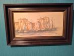 een soort krijtschilderij n. Douven, Ophalen of Verzenden