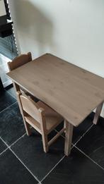 Tafel en 2 stoelen., Enlèvement, Comme neuf