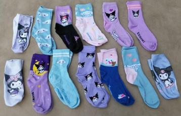 13 paar Kawaii sokken (maat 36 - 39) beschikbaar voor biedingen