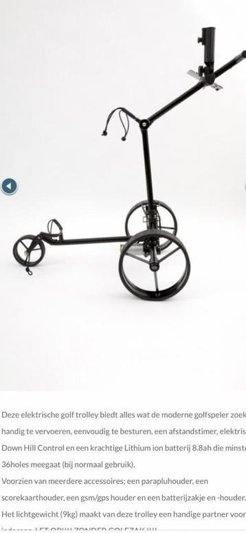 electrische golf trolley beschikbaar voor biedingen