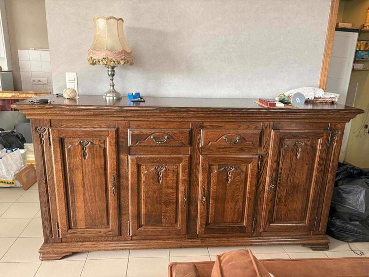 Eiken dressoir groot, Huis en Inrichting, Kasten | Dressoirs, Zo goed als nieuw, Ophalen