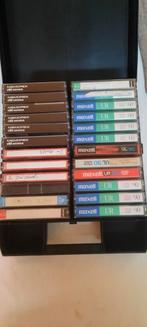 Cassettes Audio + 2 koffertjes, Cd's en Dvd's, Gebruikt, Ophalen of Verzenden