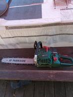 tronçonneuse parkside comme neuve 53cc 3cv guide 45 de 2024, Tronçonneuse, 1200 watts ou plus, 70 mm ou plus, Comme neuf