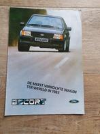 FORD  ESCORT   1983 - 1985, Boeken, Ophalen of Verzenden, Zo goed als nieuw, Ford