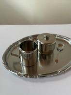Vintage Stainless Steel Sugar-Milk Pot set, Ophalen of Verzenden