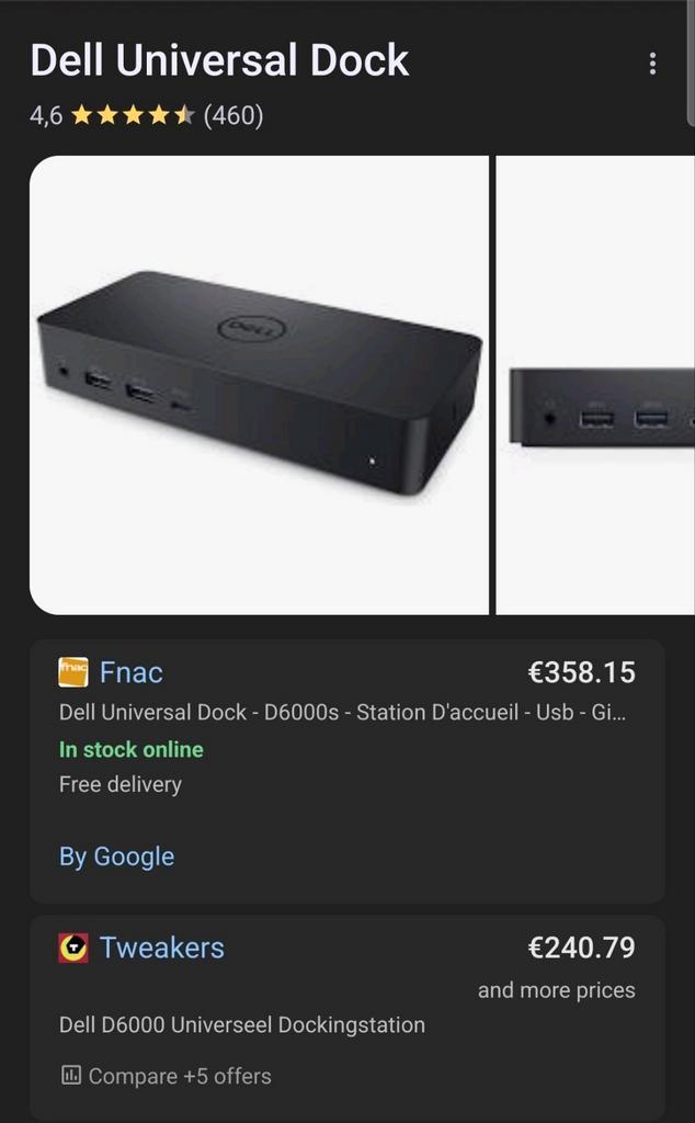 DELL D6000 docking station USB-C, sealed nieuw!!!, Computers en Software, Netwerk switches, Ophalen of Verzenden