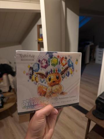 Prismatic Evolutions Pokemon Center ETB TE RUIL! beschikbaar voor biedingen