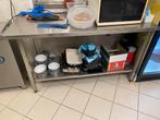 Rvs werktafel, Zakelijke goederen, Horeca | Keukenapparatuur, Ophalen, Gebruikt, Inox Meubilair