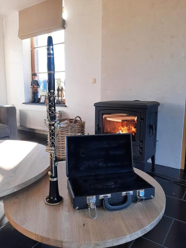 Prachtige vintage klarinet – CH. MAHEL BREVETÉ GAND, Muziek en Instrumenten, Blaasinstrumenten | Klarinetten, Gebruikt, Bes-klarinet