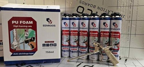 PIR vs PUR Schuim& Isolatieschuim & Pu Foam 12set, Doe-het-zelf en Bouw, Isolatie en Afdichting, Nieuw, Ophalen of Verzenden