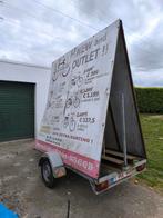 Reclame-aanhangwagen, Ophalen, Gebruikt