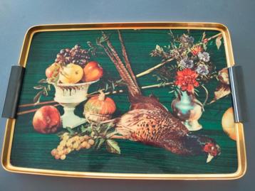 Mooi vintage dienblad 50 x 34 cm  beschikbaar voor biedingen