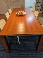 Prachtige houten design tafel, Huis en Inrichting, Tafels | Sidetables, 200 cm of meer, Modern, Rechthoekig, 75 cm of meer