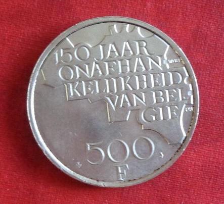 Monnaie ancienne. Belgique 500 frs. 1830, Timbres & Monnaies, Monnaies | Belgique, Monnaie en vrac, Envoi