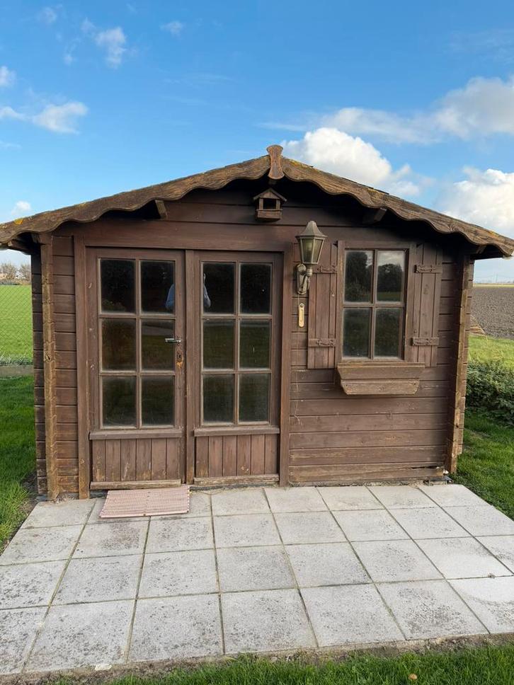 Houten Tuinhuis - ZELF TE DEMONTEREN, Tuin en Terras, Tuinhuizen, Zo goed als nieuw, Tuinhuis, Ophalen