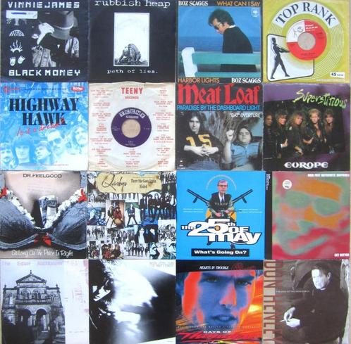 Lot van 16 Vinyl 7" Singles - Various Rock Styles, Cd's en Dvd's, Vinyl Singles, Gebruikt, Single, Rock en Metal, 7 inch, Ophalen of Verzenden