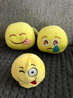 Set 3 knuffels emoji, Kinderen en Baby's, Speelgoed | Knuffels en Pluche, Ophalen of Verzenden