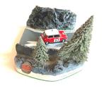 Mini Monte Carlo Paddy Hopkirk diorama “ Col du Turini “., Ophalen, Zo goed als nieuw, Auto, Overige merken