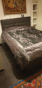 BOXSPRING TE KOOP, Gris, Enlèvement, Utilisé, 200 cm