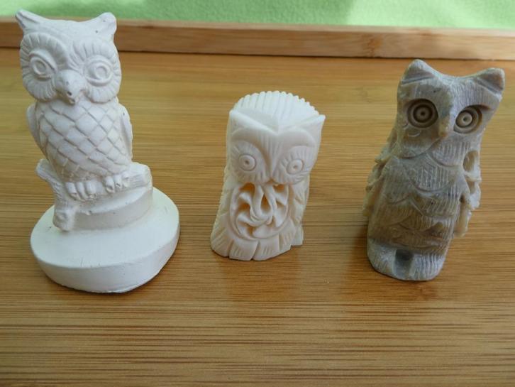 Diverse uiltjes (4), Verzamelen, Beelden en Beeldjes, Zo goed als nieuw, Dier, Ophalen of Verzenden
