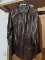Lederen damesmantel maat 42, Ophalen of Verzenden, Zo goed als nieuw, Maat 42/44 (L), Bruin