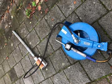 Alemite ram pump 9968+Flexbimec 9092 -Automatische haspel beschikbaar voor biedingen
