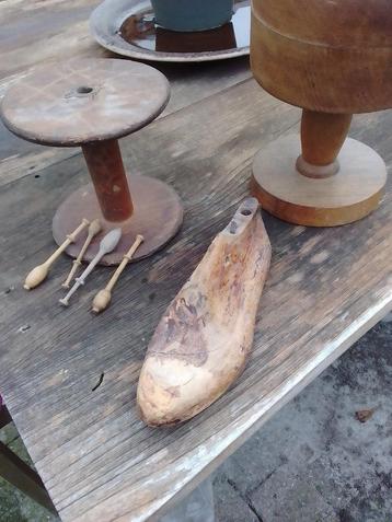 Antieke houten vakman gereedschap aan spotprijs  beschikbaar voor biedingen