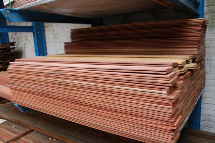 Terrasplanken & Gevelbekleding (Grenen, Loof & Hardhout), Tuin en Terras, Terrasdelen en Vlonders, Nieuw, Hout, Ophalen