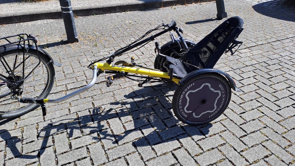 Trets aanhangfiets, Fietsen en Brommers, Fietsen | Kinderfietsjes, Gebruikt, 20 inch of meer, Ophalen