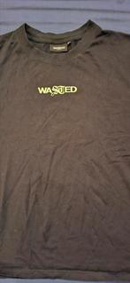 Wasted T Shirt, Wasted, Zwart, Maat 56/58 (XL), Ophalen of Verzenden