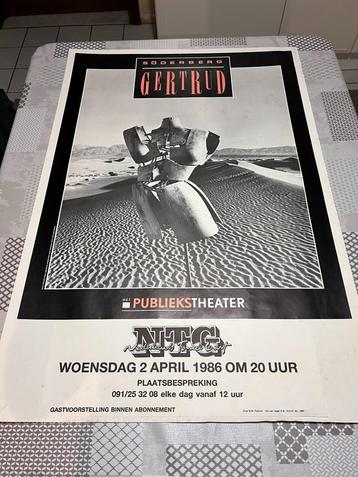 Vintage Poster Het publiekstheater : Söderberg Gertrud beschikbaar voor biedingen
