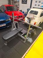 Volledige olympic bench press set., Sport en Fitness, Ophalen