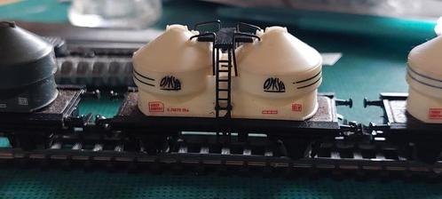 NLK 0123 LIMA SILOWAGONS SNCF 1/160, Hobby en Vrije tijd, Modeltreinen | H0, Zo goed als nieuw, Wagon, Gelijkstroom, Lima, Verzenden
