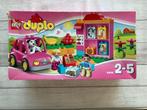 Duplo 10546 Supermarkt en Duplo 6153 Assepoesters koets, Enlèvement, Comme neuf, Ensemble complet, Duplo