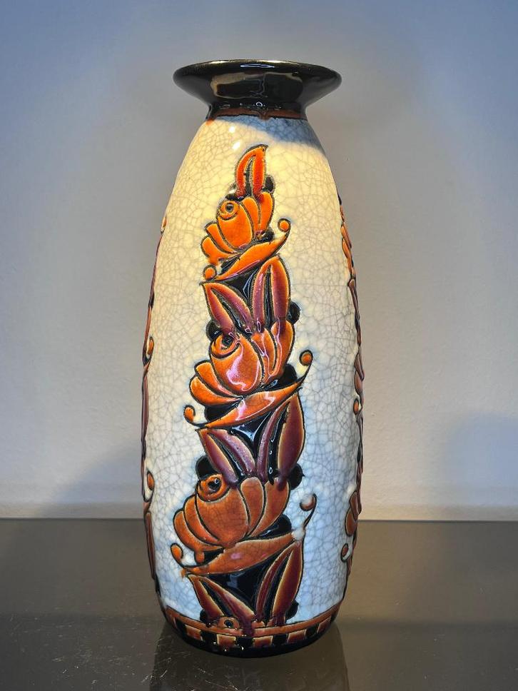 Charles Catteau Keramis Boch, Antiek en Kunst, Antiek | Vazen, Verzenden