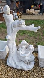 Beton beeld,  3 delig, Tuin en Terras, Ophalen, Nieuw, Beton, Mensenbeeld