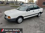 Audi 80 1.6, Auto's, Voorwielaandrijving, 4 deurs, Stof, Wit