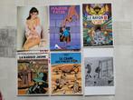 6 STRIPKAARTEN KUIFJE BLAKE EN MORTIMER PINUP GOURDON, Boeken, Stripverhalen, Ophalen of Verzenden, Zo goed als nieuw