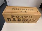 Houten porto BARROS 1935 verpakking met oude lege portofles?, Comme neuf, Enlèvement ou Envoi