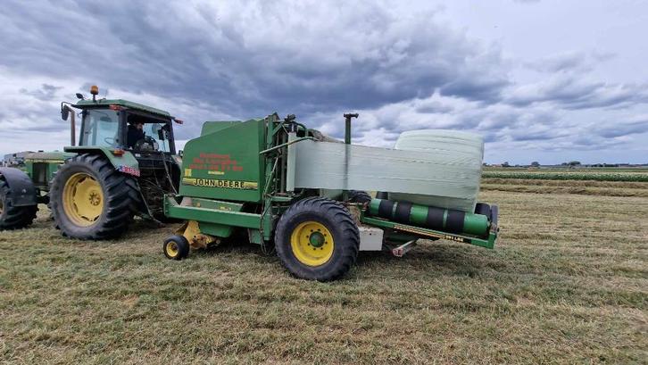 John deere ronde balenpers 14000 balen perswikkelcombinatie, Zakelijke goederen, Landbouw | Werktuigen, Veehouderij, Weidebouw