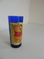 blauw glas met afbeelding "Winnie de Poeh", Ophalen, Zo goed als nieuw, Frisdrankglas