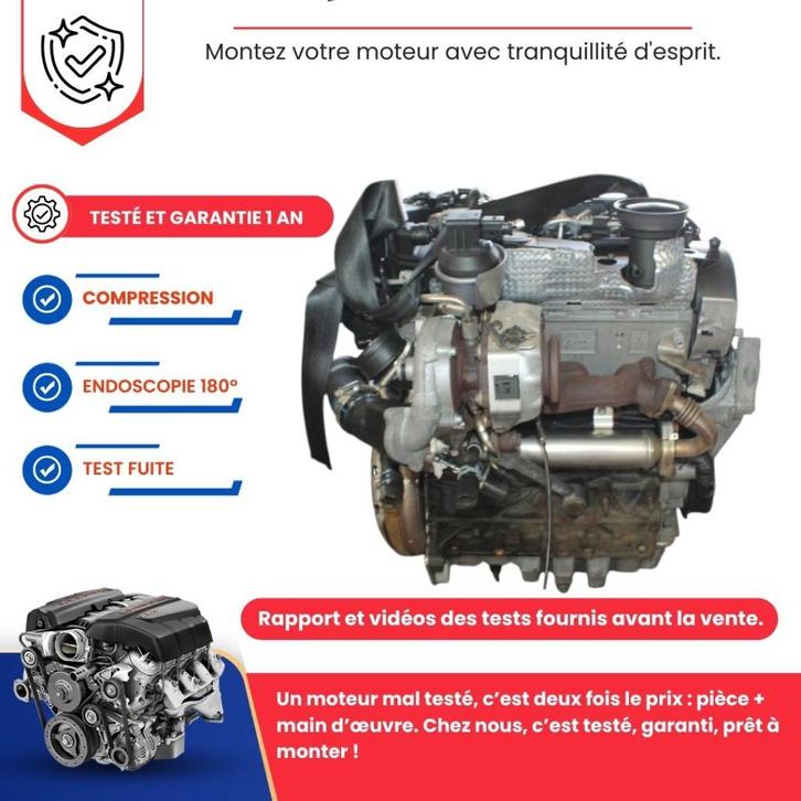 Moteur complet audi a3 / vw golf vi passat tiguan, Autos : Pièces & Accessoires, Moteurs & Accessoires, Audi, Neuf, Enlèvement ou Envoi