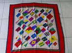 Zijden sjaal OROTON - 90 cm x 90 cm, Kleding | Dames, Mutsen, Sjaals en Handschoenen, Ophalen of Verzenden, Sjaal