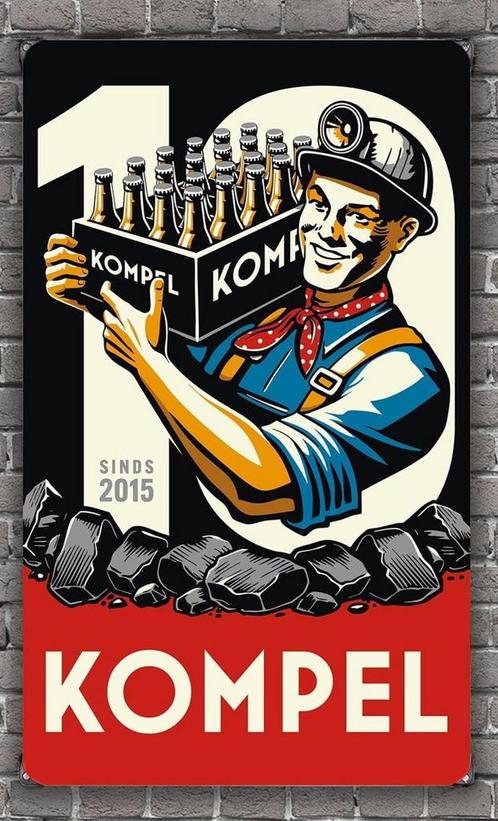 Kompel emaille bord, Verzamelen, Merken en Reclamevoorwerpen, Nieuw, Ophalen