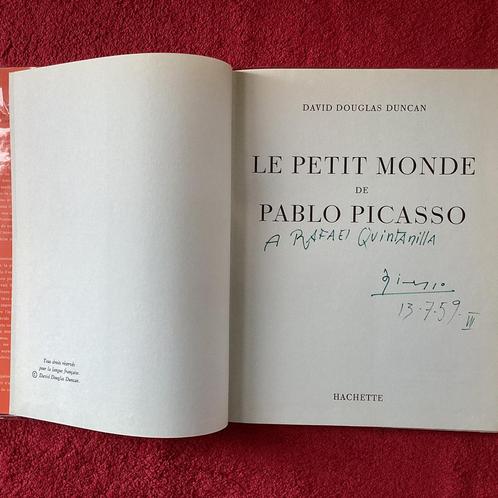 PICASSO (1881-1973) Dédicace signée, Livres, Art & Culture | Architecture, Comme neuf, Enlèvement ou Envoi