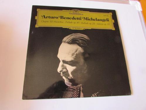 ARURO BENEDETTI MICHELANGELI, CHOPIN, LP, Cd's en Dvd's, Vinyl | Klassiek, Gebruikt, Romantiek, Opera of Operette, 12 inch, Ophalen of Verzenden