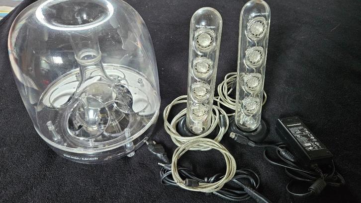 Harman/Kardon soundsticks., Audio, Tv en Foto, Luidsprekerboxen, Gebruikt, Front, Rear of Stereo speakers, Overige merken, Ophalen of Verzenden