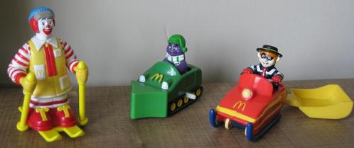 Clown Ronald McDonald, Grimace en Hamburglar - Winterpret, Verzamelen, Poppetjes en Figuurtjes, Zo goed als nieuw, Ophalen of Verzenden