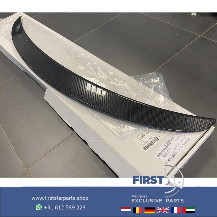 W118 C118 CLA AMG CARBON KOFFERBAK SPOILER ZWART 2018-2021 A, Auto-onderdelen, Carrosserie, Achterklep, Mercedes-Benz, Achter